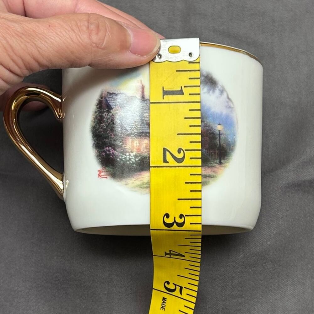 Thomas Kinkade Painter of Light Moonlight Cottage Cup - Picture 8 of 9